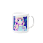 the blue seasonのアクエリアス Mug :right side of the handle