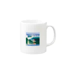 bitjincのサーファーガール Mug :right side of the handle