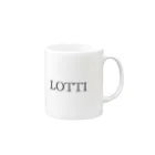 LOTTIのWHITE LOTTI マグカップの取っ手の右面