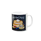 デザインハウスピリカのパンダケーキ Mug :right side of the handle