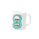 やまもとりえの8月ちゃん Mug :right side of the handle