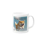 五右衛門商店のflying shibaｰinu Mug :right side of the handle