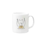 いぬや ふうこの食欲ねこ Mug :right side of the handle