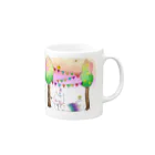 うちゅういぬとおともだちの話のうちゅういぬ２ Mug :right side of the handle