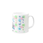 まるボーイのおもちゃ工房のHAPPY よりがおうさぎ Mug :right side of the handle