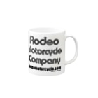 RODEO MOTORCYCLEのロデオ モーターサイクルのオフィシャルグッズ Mug :right side of the handle