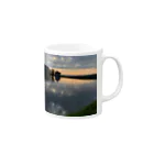 🇯🇵Ichigoichie 苺いち絵の#2 At twilight -rice field Mug :right side of the handle