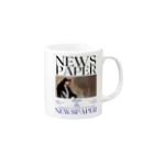 show.のNEWS PAPER Mug :right side of the handle