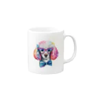 dogsdream8246のプードルめがね Mug :right side of the handle