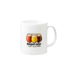 ベルギービールバー麦酒本舗公式グッズの3Belgian Beers Mug :right side of the handle