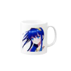 the blue seasonのあおい Mug :right side of the handle