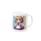 pixel-martのラビちゃん Mug :right side of the handle