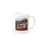 彩福亭 じゃっかん。エレクトーングッズ製作中のアンティークカー Mug :right side of the handle