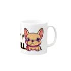 furebuhi　clubのHAPPY FUREBULL（ハッピーフレブル） Mug :right side of the handle