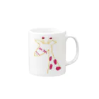 mmm-mのキリン Mug :right side of the handle