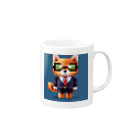 ネコピコshopのスパイ猫 Mug :right side of the handle