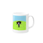 momoko_hijikiのエンディングのいつもの絵 Mug :right side of the handle