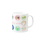 松本まもるのLittle Sweets Bird Mug :right side of the handle