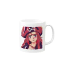 henreの海賊の少女 Mug :right side of the handle