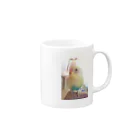 セキセイインコ 夏樹くん  のセキセイインコ 夏樹くん Mug :right side of the handle