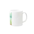 カタツムリに癒しを求めて❗のカタツムリの癒し場🍵 Mug :right side of the handle