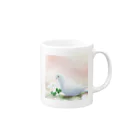 こりすまるの夢幻　鳩　和み Mug :right side of the handle