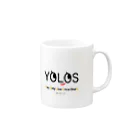 YOLOS（ヨーローズ）のチームYOLOSグッズ マグカップの取っ手の右面