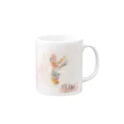 アルミルチャンネルショップのFEOH_flowerアルコールインクColabo Mug :right side of the handle