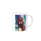 RGセクシーガールの猫耳美少女 Mug :right side of the handle