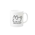 ワンニャンショップのwan or nyan Mug :right side of the handle