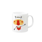 まるちゃん。のオムライス星からやってきたパセリ Mug :right side of the handle