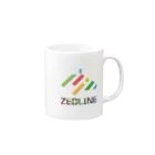 ZEBLINEのZEBLINEデザインA Mug :right side of the handle