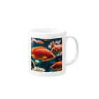 DapperMixの珊瑚の楽園、美魚群グッズ Mug :right side of the handle