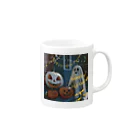 いらすとグッズのハッピーハロウィン Mug :right side of the handle