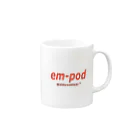 em-pod official Storeのem-pod オリジナル　グッズ マグカップの取っ手の右面