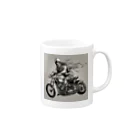 oi_0806のバイクチョッパー走ってる姿渋い Mug :right side of the handle