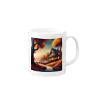 ワンダーワールド・ワンストップの秋の風景 Mug :right side of the handle