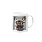 smile_happyのfrench bulldog マグカップの取っ手の右面