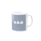 うさぎ雑貨のお店 Charoccinoのうさ大福・Ｅ Mug :right side of the handle