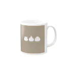 うさぎ雑貨のお店 Charoccinoのうさ大福・Ａ Mug :right side of the handle