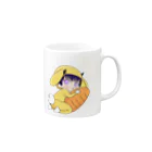 😈へ泥べと🌂の旧べとウサギ Mug :right side of the handle