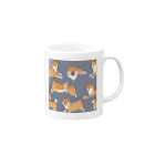 sexycuteのかわいい柴犬のグッズ Mug :right side of the handle