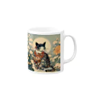 NECOSUIの花魅猫 Mug :right side of the handle