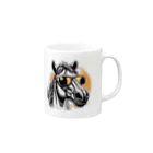 Risen ShopのSunglass Horse(2) Mug :right side of the handle