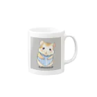 ハムスターのグッズ売り場のベビーハムたん Mug :right side of the handle