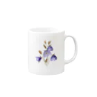 Atelier Petrichor Forestのキキョウ Chinese bellflower Mug :right side of the handle