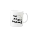 Ch.Tomo ストアのTHE 角目 FACE マグカップの取っ手の右面