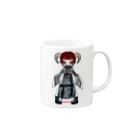 🩸ハロウィンホラー ⛓ゾウンテッ子🐏かわいいお化け屋敷VTuber🩸のゾウンテッ子  Mug :right side of the handle