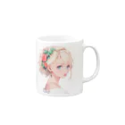 StellaのAI美少女イラスト Mug :right side of the handle