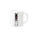 fragile×××のsexy rabbit Mug :right side of the handle